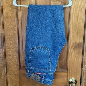 Wrangler denim blue jeans men’s size w34 l30 GREAT CONDITION